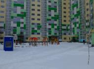Внешняя отделка со стороны двора завершена